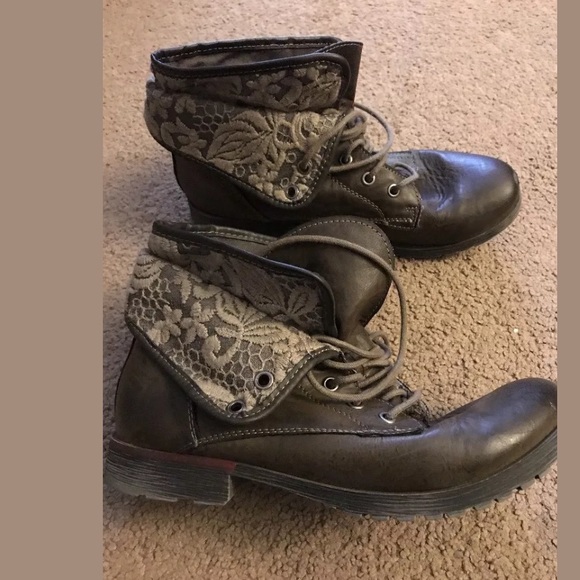 women's rock and candy junie combat boots